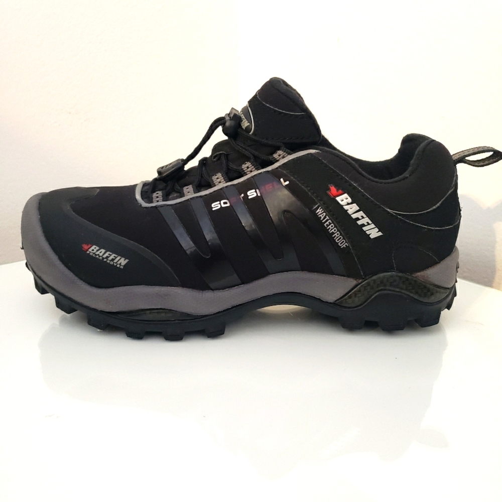 Baffin Polar Proven Waterproof Hiking Shoe Softshell Black Woman 8 EUC